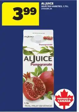 Real Canadian Superstore AL JUICE offer