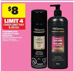 Real Canadian Superstore TRESEMMÉ HAIR CARE OR STYLING PRODUCTS, 198-311 G/168-828 ML offer