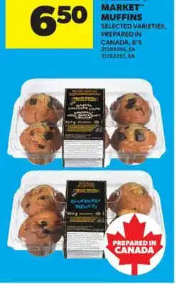 Real Canadian Superstore FARMER'S MARKET MUFFINS, 6' S offer