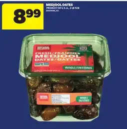 Real Canadian Superstore MEDJOOL DATES, 2 LB TUB offer