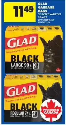 Real Canadian Superstore GLAD GARBAGE BAGS offer