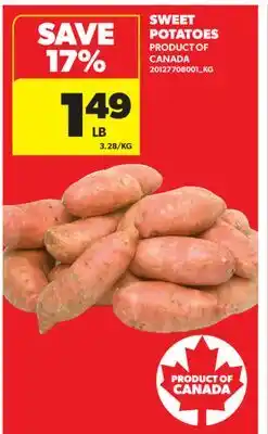 Real Canadian Superstore SWEET POTATOES offer