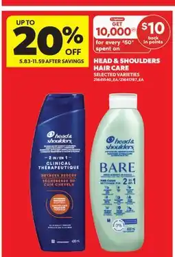 Real Canadian Superstore HEAD & SHOULDERS HAIR CARE offer