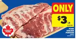 Real Canadian Superstore PORK SIDE RIB PORTION FRESH offer