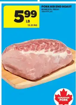 Real Canadian Superstore PORK RIB END ROAST offer