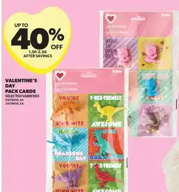 Real Canadian Superstore VALENTINE'S DAY PACK CARDS offer