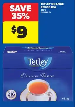 Real Canadian Superstore TETLEY ORANGE PEKOE TEA, 216'S offer