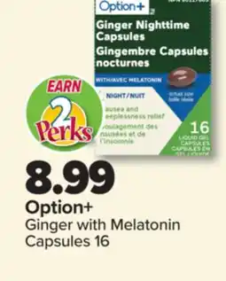 PharmaChoice Ginger with Melatonin Capsules 16 offer