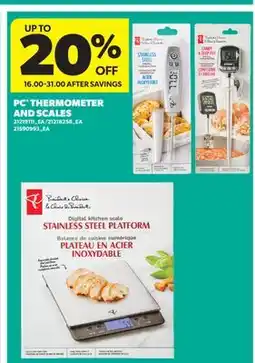 Real Canadian Superstore PC THERMOMETER AND SCALES offer