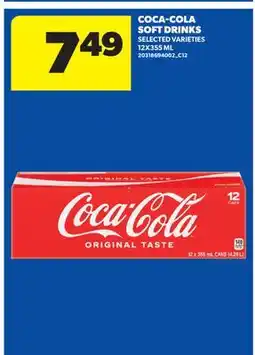 Real Canadian Superstore COCA-COLA SOFT DRINKS offer