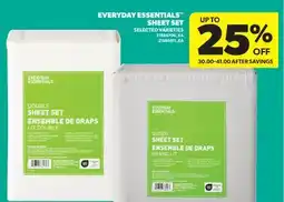 Real Canadian Superstore EVERYDAY ESSENTIALS SHEET SET offer