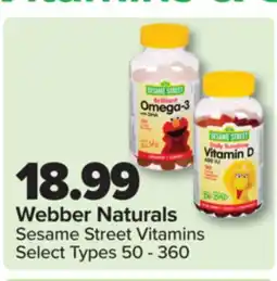PharmaChoice Webber Naturals Sesame Street Vitamins offer