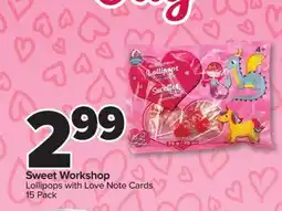 PharmaChoice Sweet Workshop Lollipops with Love Note Cards offer