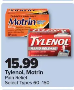 PharmaChoice Tylenol, Motrin Pain Relief offer