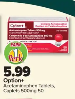 PharmaChoice Option + Acetaminophen Tablets offer