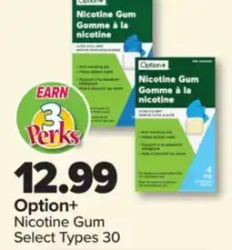 PharmaChoice OPTION + Nicotine Gum 30 offer