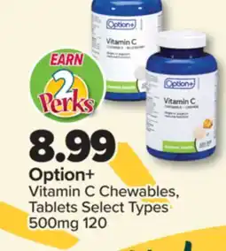 PharmaChoice Option + Vitamin C Chewables, Tablets Tablets offer