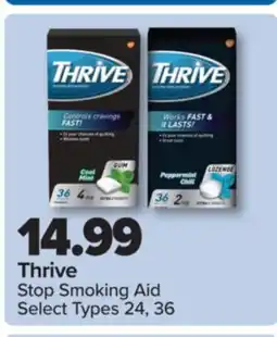 PharmaChoice Thrive Stop Smoking Aid offer
