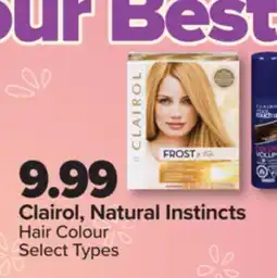 PharmaChoice Clairol, Natural Instincts Hair Colour offer