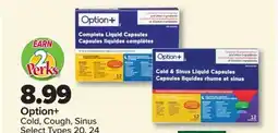 PharmaChoice Cold, Cough, Sinus Select Types 20, 24 offer