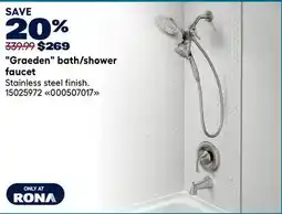 RONA MOEN Graeden bath/shower faucet offer