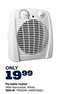 RONA 1500-W. Portable heater offer