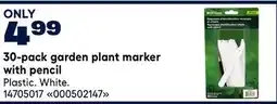 RONA 30-pack garden plant marker with pencil offer