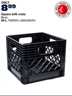 RONA 25-L. Square milk crate offer