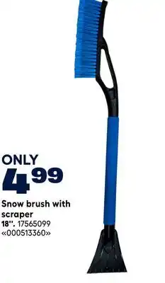RONA Snow brush with scraper 18 offer