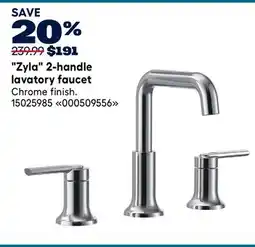RONA Zyla 2-handle lavatory faucet offer