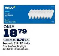 RONA 24-pack A19 LED bulbs offer