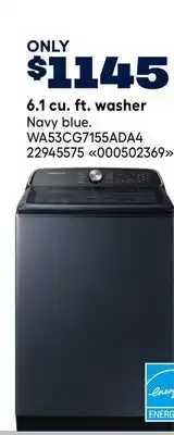 RONA SAMSUNG 6.1 cu. ft. washer offer