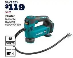 RONA Makita Inflator offer