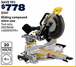 RONA Sliding compound mitre saw offer