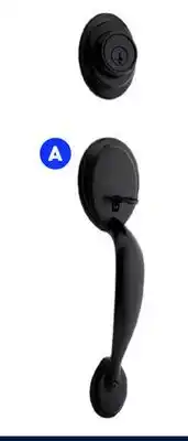 RONA WEISER Yukon door handles Gripset, matte black finish offer