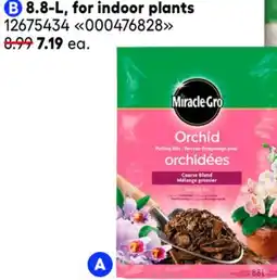 RONA MIRACLE GRO interior potting mix 8-L, for indoor plants offer