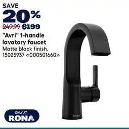 RONA MOEN Avri 1-handle lavatory faucet offer