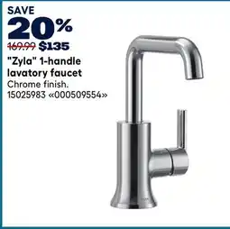 RONA Zyla 1-handle lavatory faucet offer
