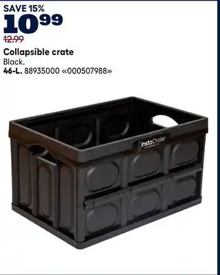RONA Collapsible crate offer