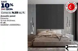 RONA Richelieu, Acoustic panel Polyester. 12-mm thickness offer