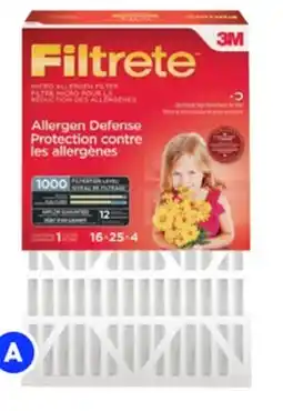 RONA Filtrete 16 x 25 x 4 Red MPR 1000 and purple MPR 1500 4 or 5 air filters sold individually offer