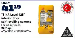 RONA SIKA Level-125 interior floor self-levelling cement offer