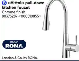 RONA Landon & Co. pull-down kitchen faucet offer