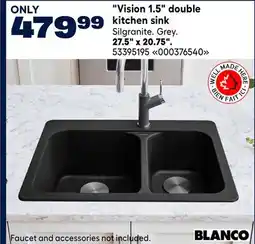 RONA BLANCO Vision 1.5 double kitchen sink offer