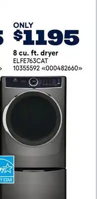 RONA Electrolux, 8 cu. ft. dryer offer
