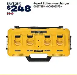 RONA 4-port lithium-ion charger offer