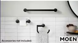 RONA MOEN Rinza, set of 3, matte black finish offer