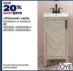 RONA OVE Kirkwood vanity offer
