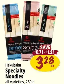 Farm Boy Hakubaku Specialty Noodles offer