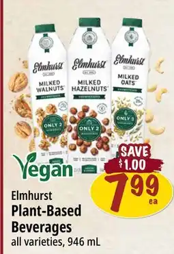 Farm Boy Elmhurst Plant-Based Beverages offer